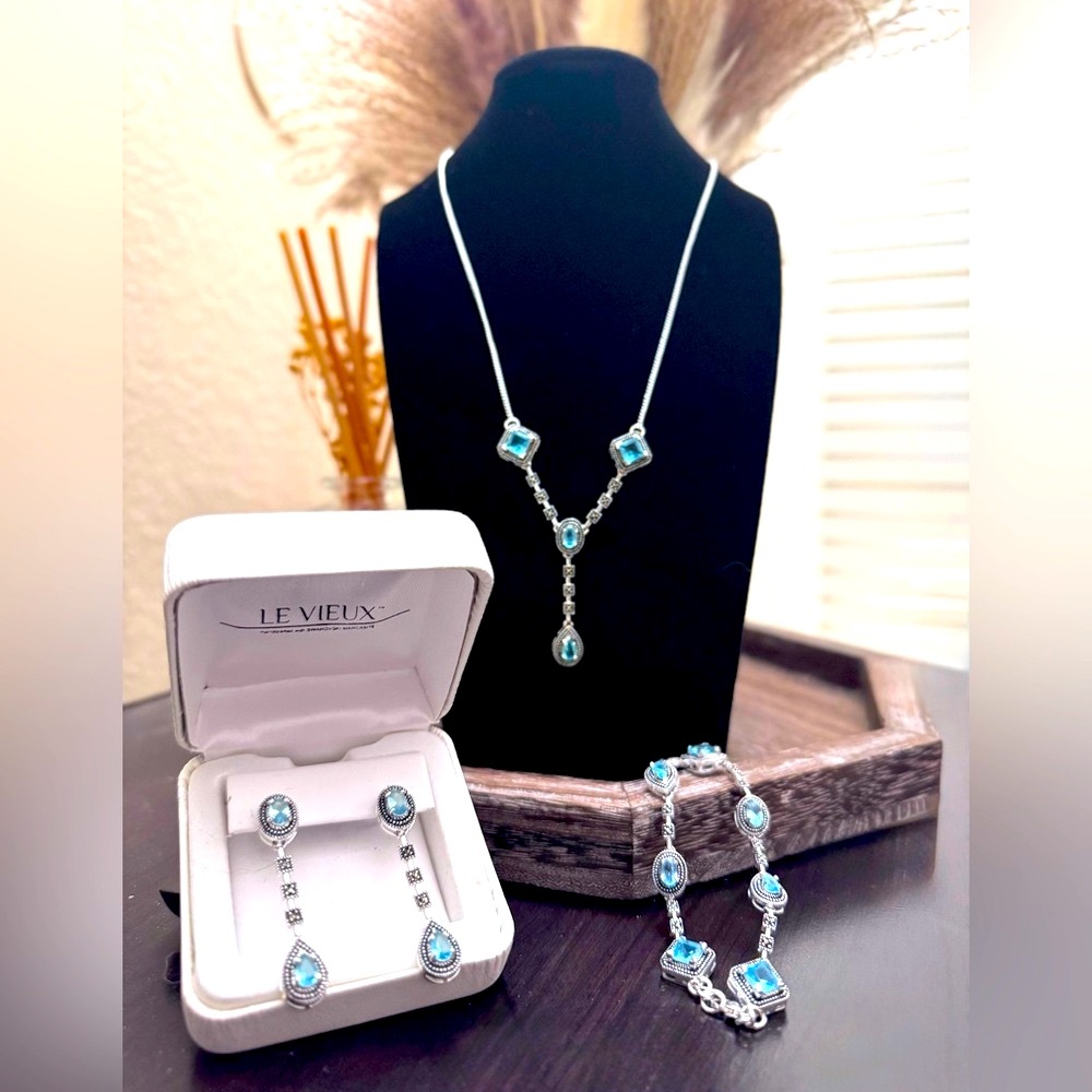 Le Vieux Swarovski Marcasite Jewelry Set